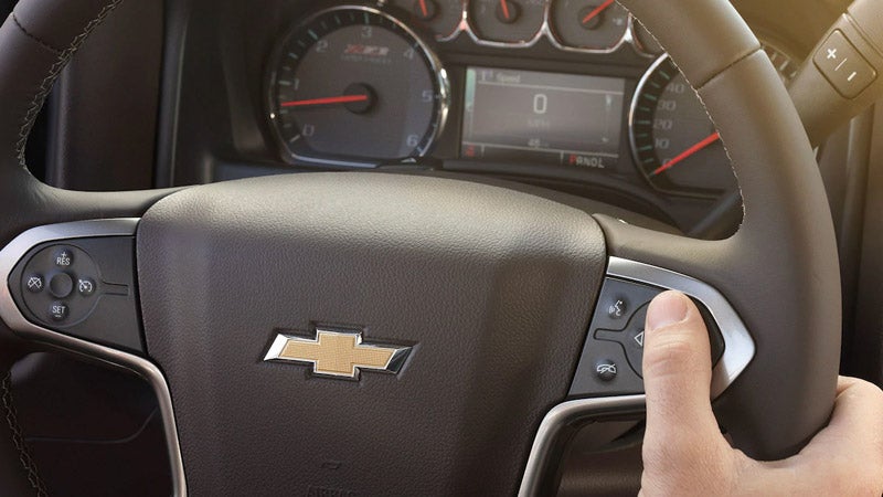 Chevrolet Silverado 2500 steering wheel with embossed logo