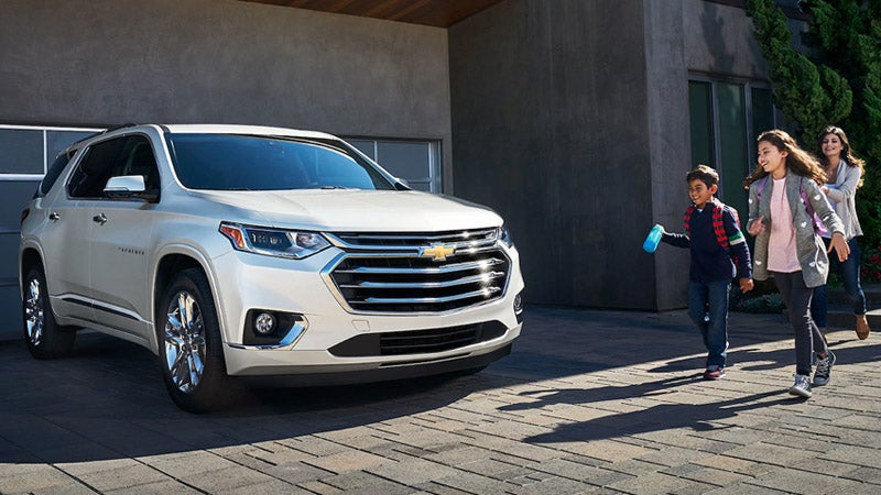 Chevrolet Traverse - family joy in motion by the home